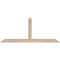 Ekena Millwork Portland Smooth Timber Gable Bracket, Douglas Fir, 60"W x 25"H x 3 1/2"D x 3 1/2"F, 10/12 Pitch GBW060X25X0404POR00SDF - alternate 1